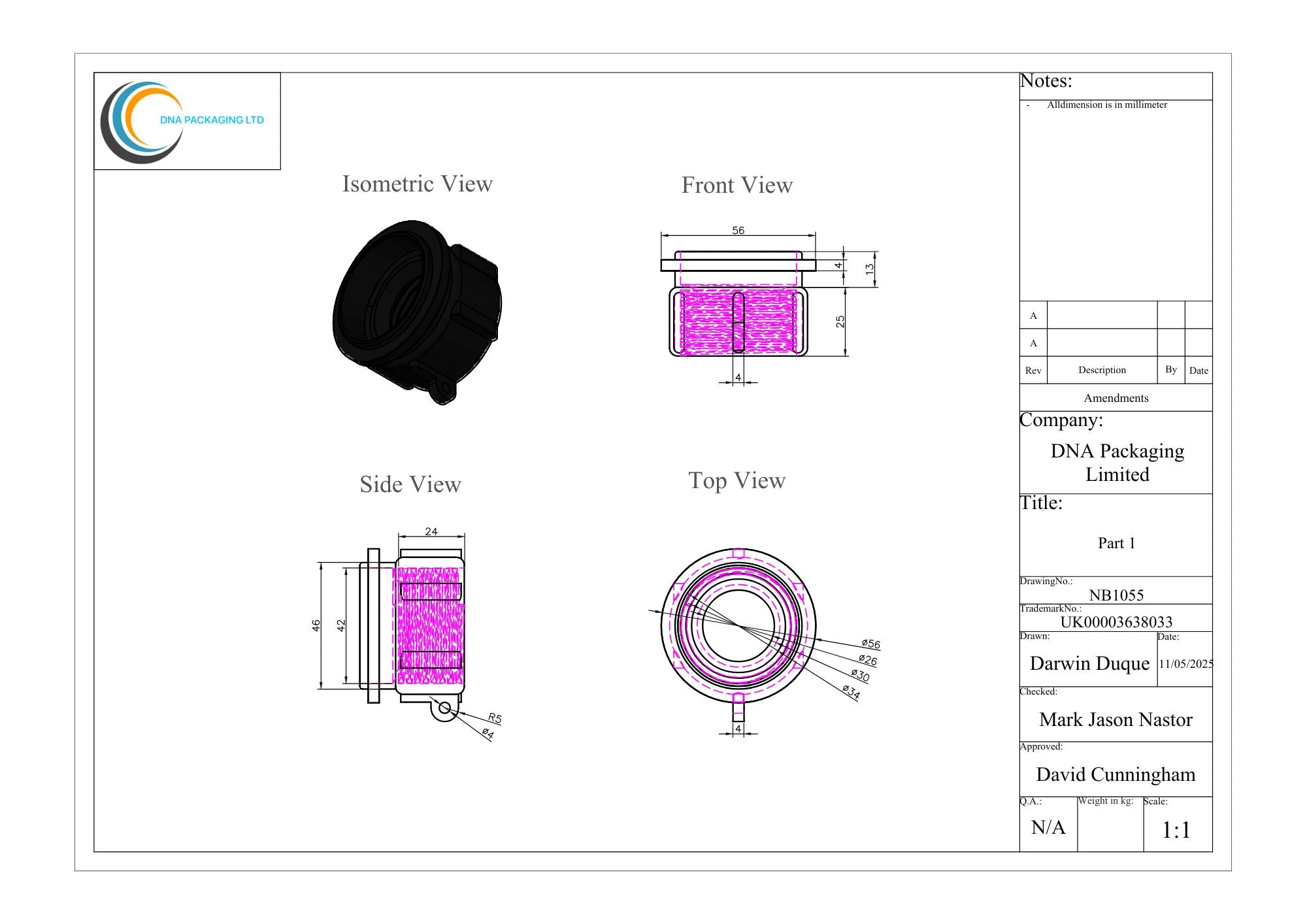 IBC S60x6 (2 inch) Female to (1.25 inch) BSP Female Swivel Buttress