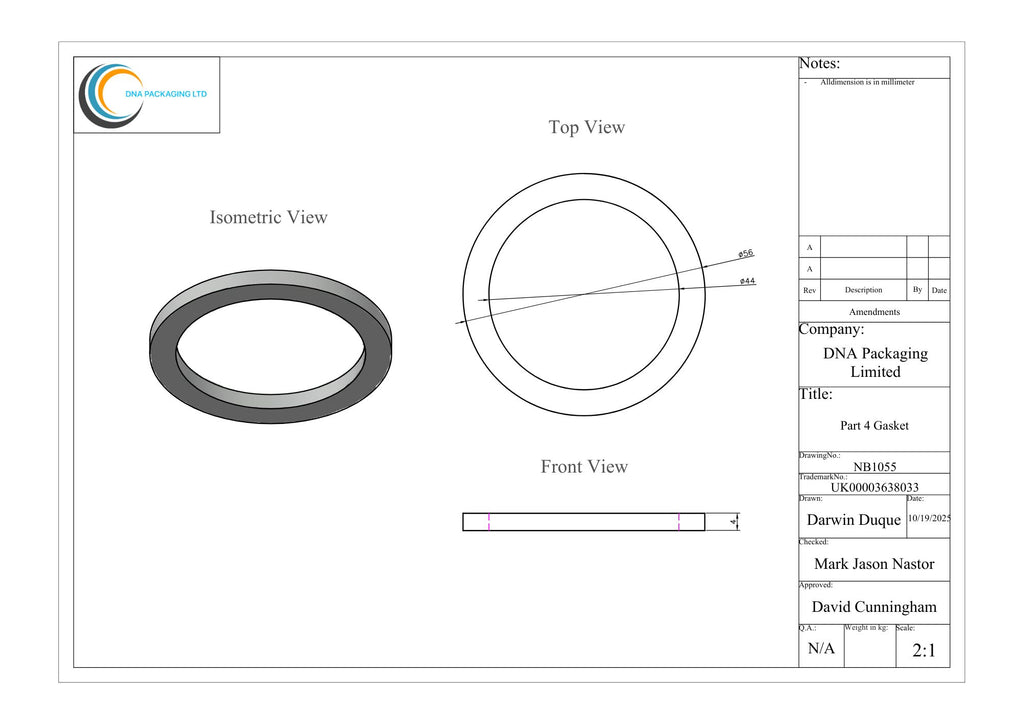IBC S60x6 (2 inch) Female to (1.25 inch) BSP Female Swivel Buttress