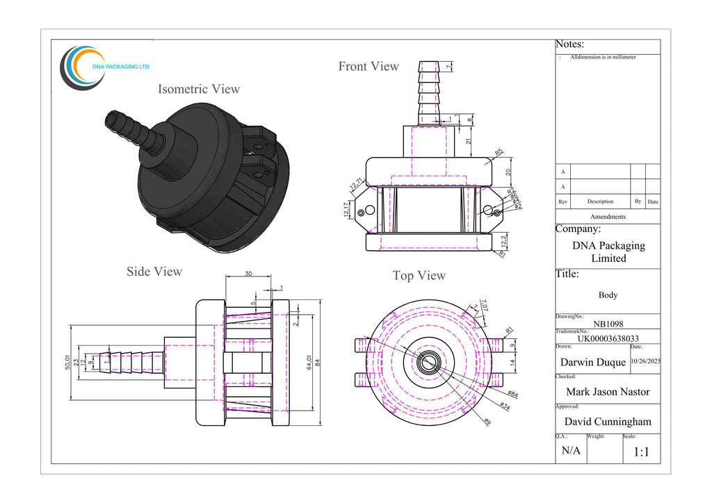Camlock Coupler (2 inch) to (0.5 inch) Hose Tail