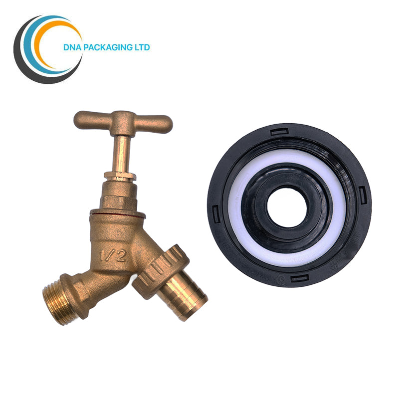 IBC S60x6 (2 inch) Female to Brass Tap