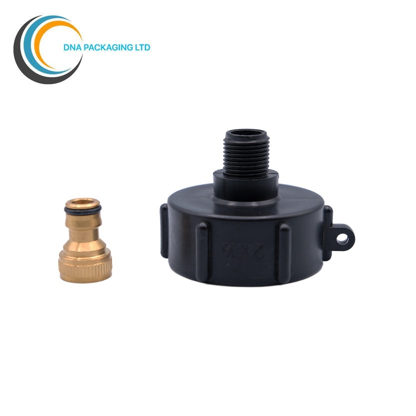 IBC Heavy Duty Brass to (0.5 inch) Hose Nipple