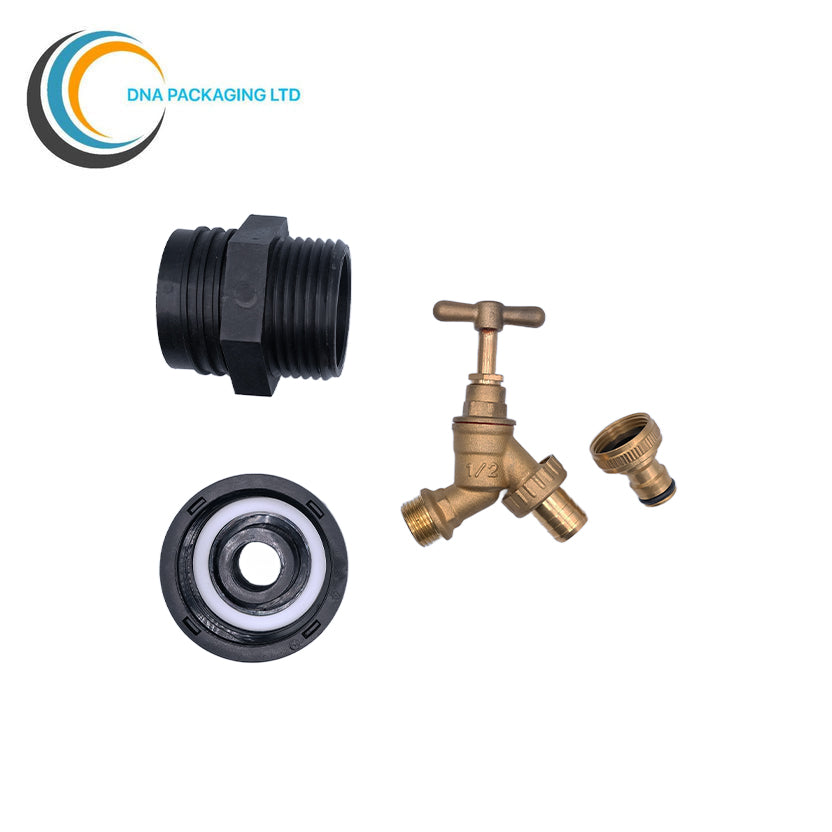 TriSure Drum Male Adaptor 56x4 to Brass Tap hose Pipe connection