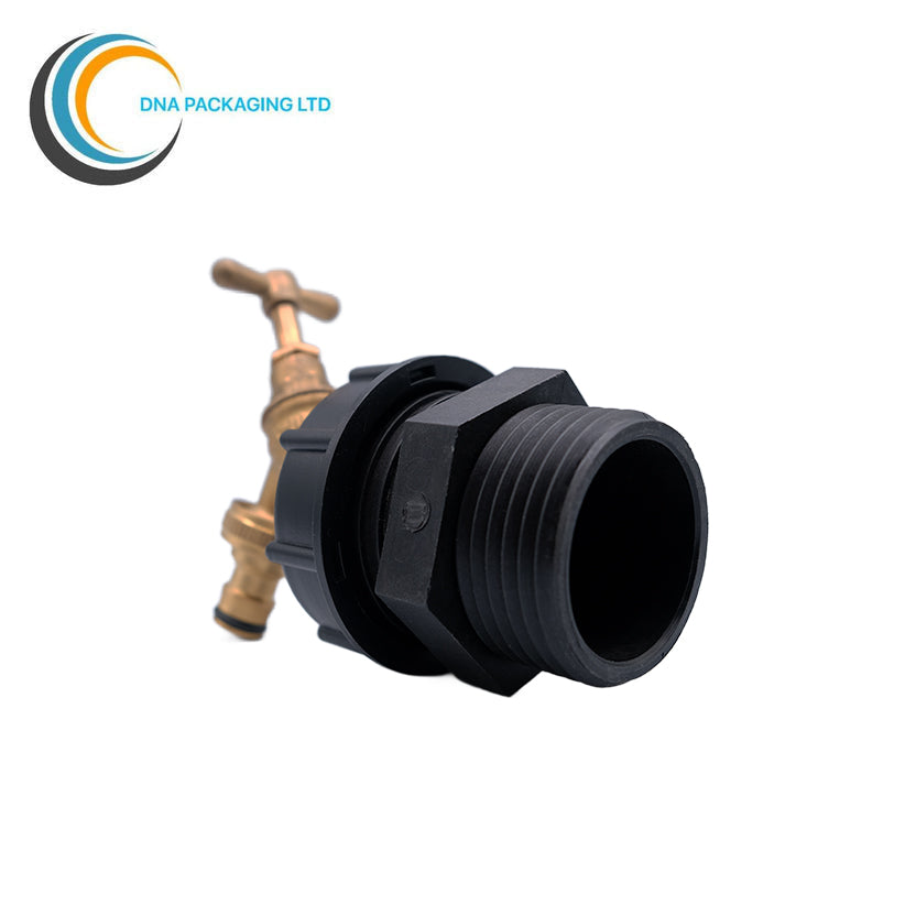 TriSure Drum Male Adaptor 56x4 to Brass Tap hose Pipe connection