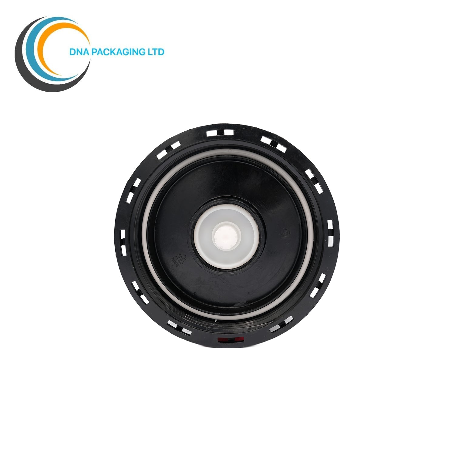 IBC Lid - 150mm Black with 2x (0.5 inch) BSP Male