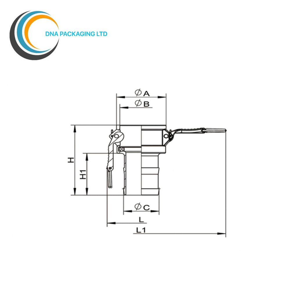 Stainless Steel 316 Type C - 1"