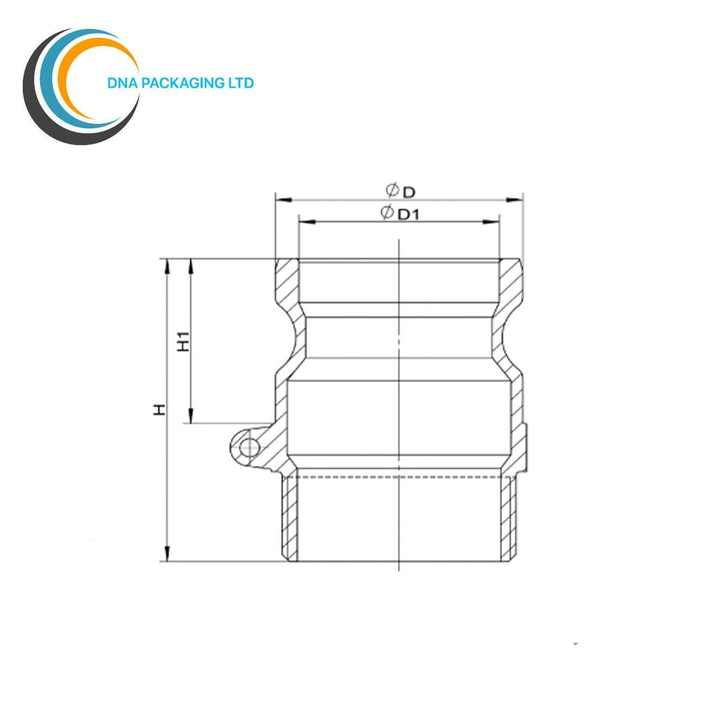 Stainless Steel 316 Type F - 2"