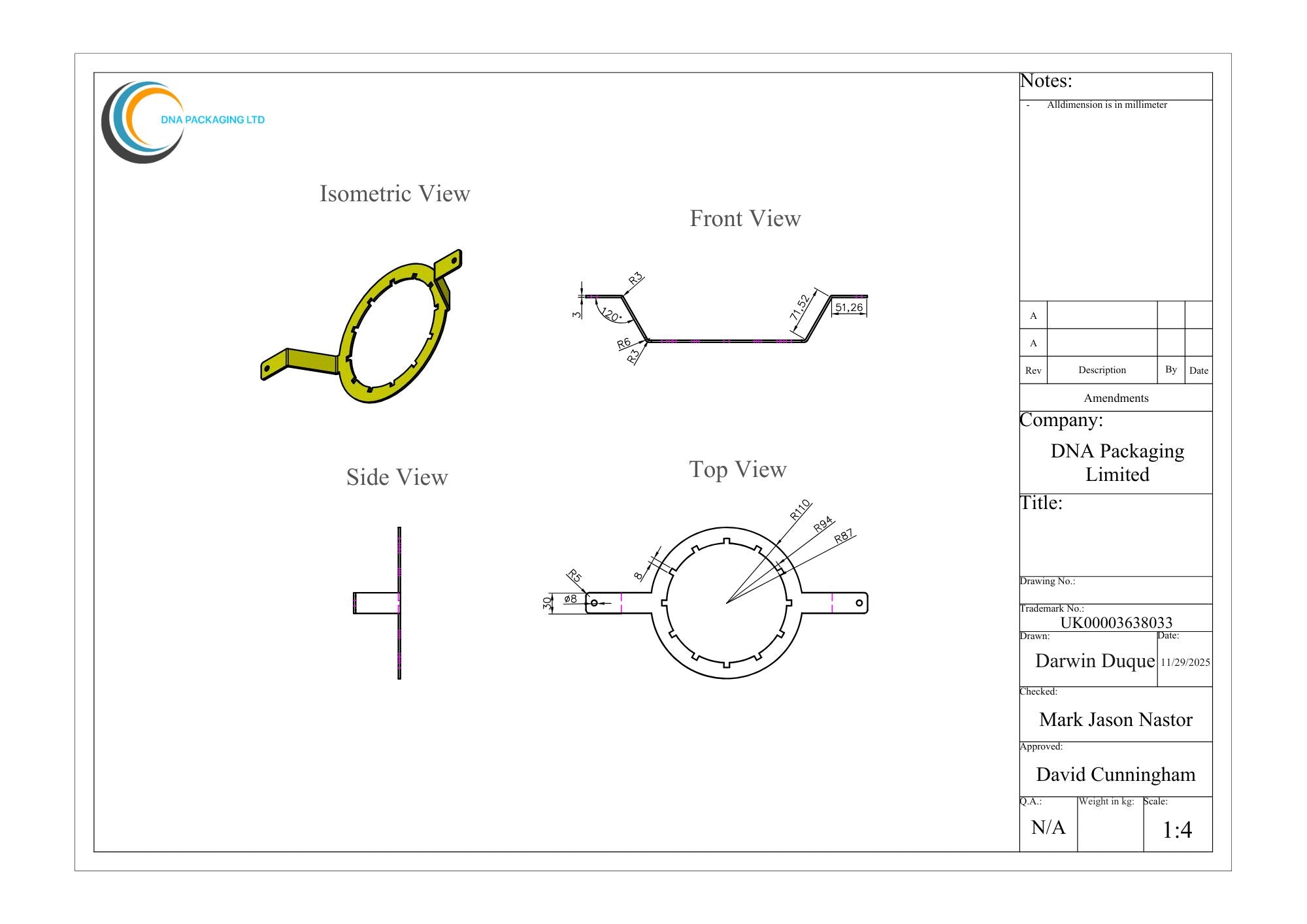 IBC Opening Tool 150mm (small one)