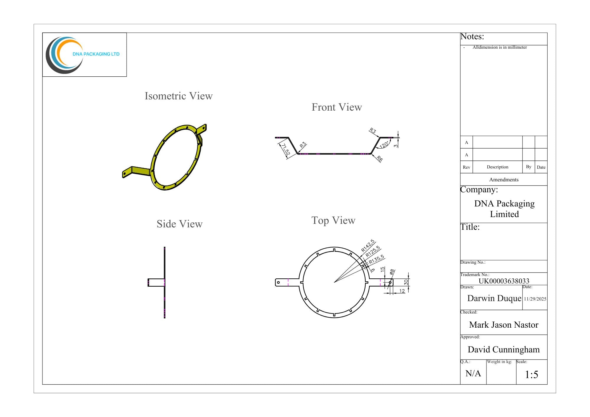 IBC Opening Tool 225mm (big 1)
