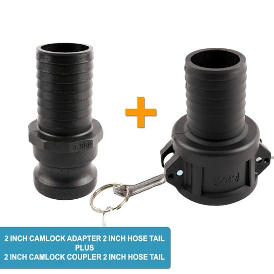 Straight Hose Connection Kit (2 inch)